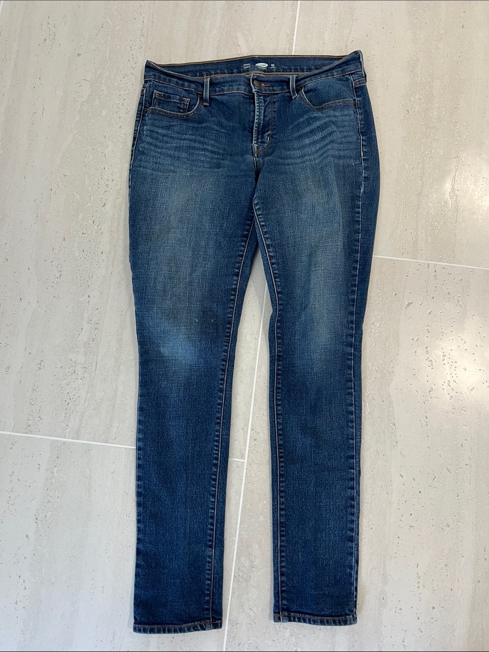 Old Navy Womens Dark Blue Stretch Skinny Jeans